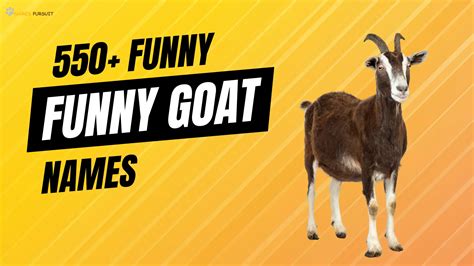 funny goat names puns